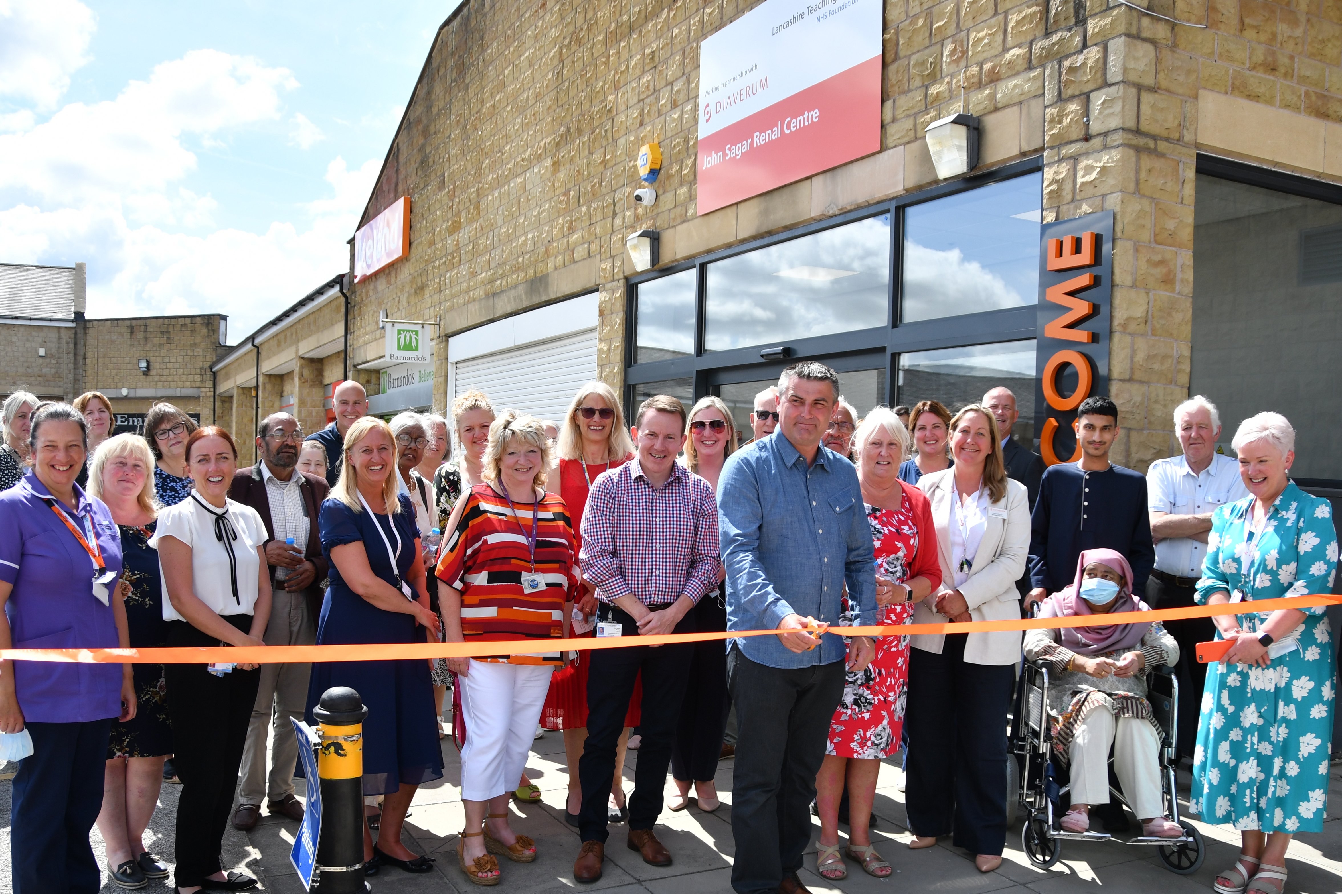 Ribbon cutting ceremony for John Sagar Renal Centre, Burnley