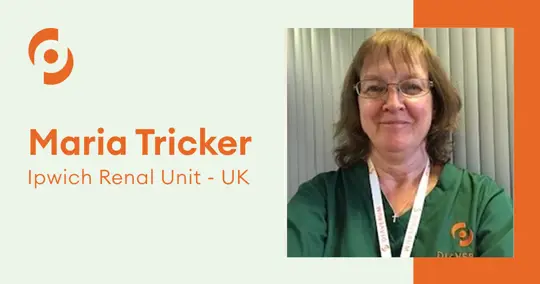 Maria Tricker - 25 years in Renal care