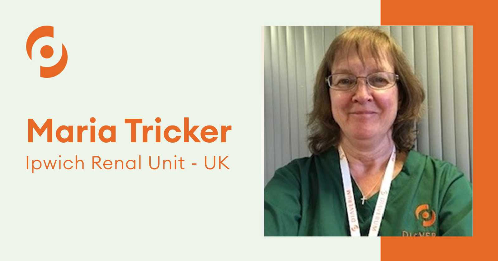 Maria Tricker - 25 years in Renal care